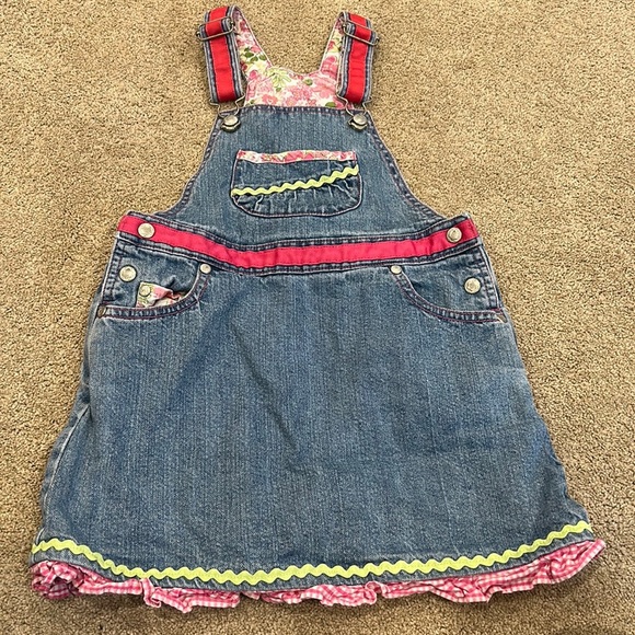 Hanna Andersson Other - Hanna Anderson size 110 girls overall dress great condition